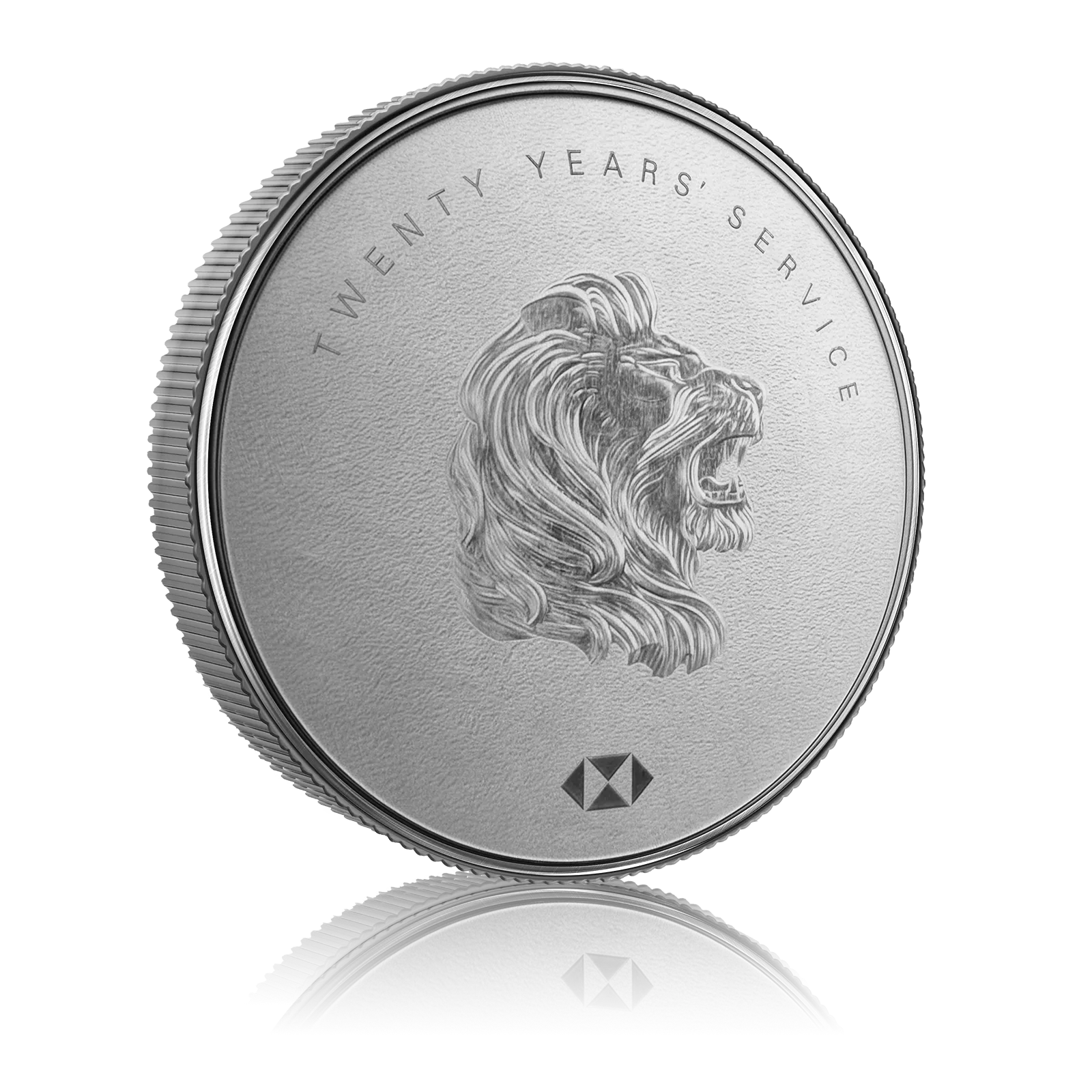 40g Silver PAMP HSBC 20 Years of Service Coin in Card 7